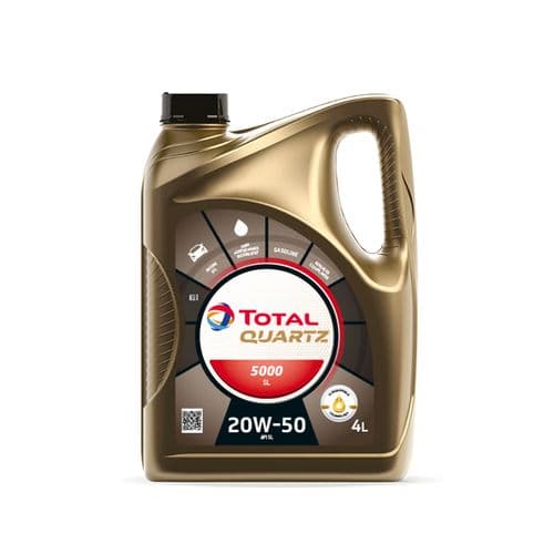 Total QUARTZ 5000 20W-50 - 4.0L